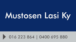 Mustosen Lasi Ky logo